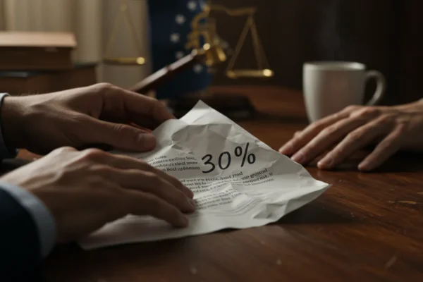¿Pierdes 30% en tu lesión personal en Georgia?