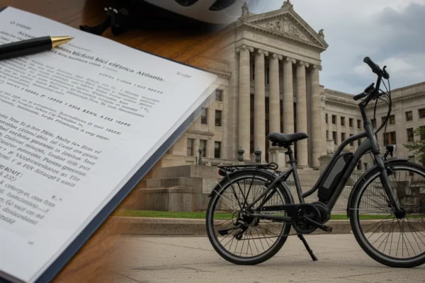 Accidentes bici eléctrica Atlanta: Leyes 2024