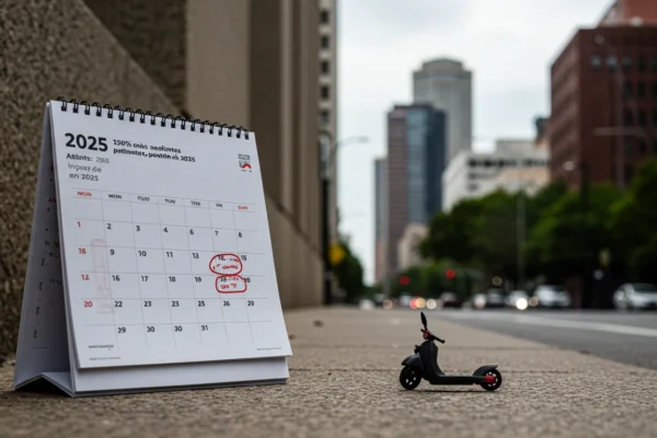 Atlanta: 150% más accidentes patinete-peatón en 2025