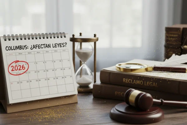 Columbus: ¿Afectan las leyes 2026 tu reclamo?