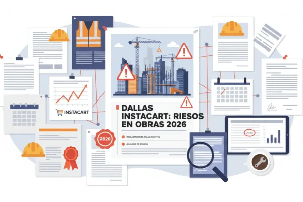 Dallas Instacart: Riesgos en obras en 2026