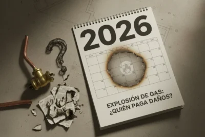 Explosión de gas: ¿Quién paga daños en 2026?
