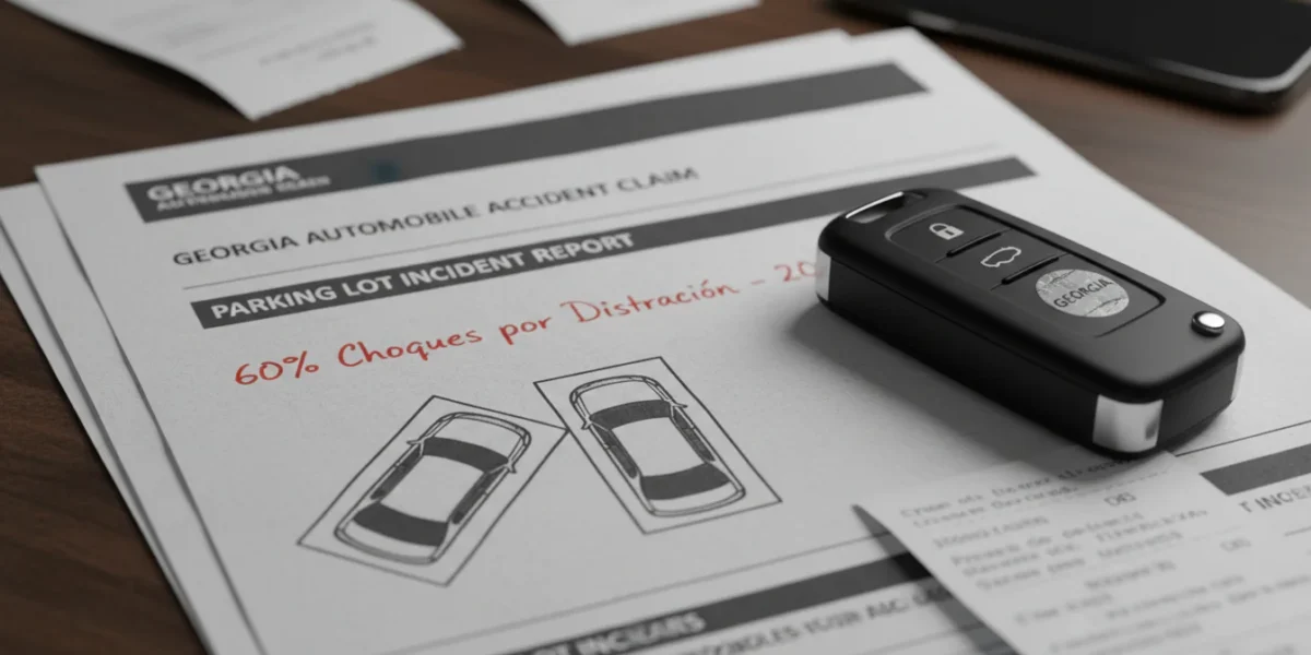 Georgia: 60% de Choques en Parking Por Distracción en 2026