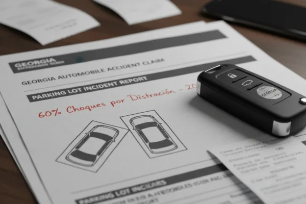 Georgia: 60% de Choques en Parking Por Distracción en 2026