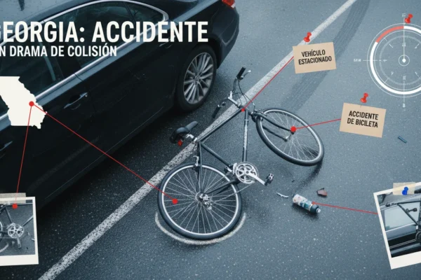 Georgia: Accidente de Bicicleta con Vehículo Estacionado