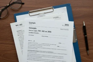 Georgia: ¿Pérdida salarial por accidente laboral en 2026?