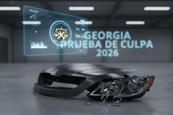 Georgia: Prueba de Culpa en Colisiones 2026