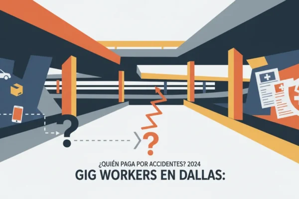 Gig Workers en Dallas: ¿Quién Paga por Accidentes 2024?