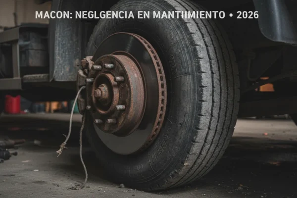 Macon: Negligencia en Mantenimiento de Camiones en 2026