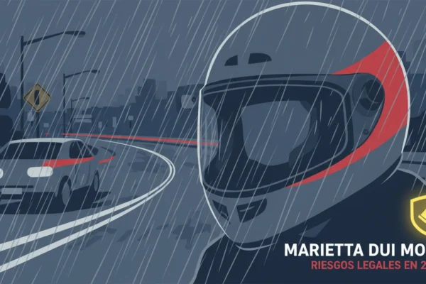 Alpharetta: Exceso Velocidad Moto y Culpa en 2026