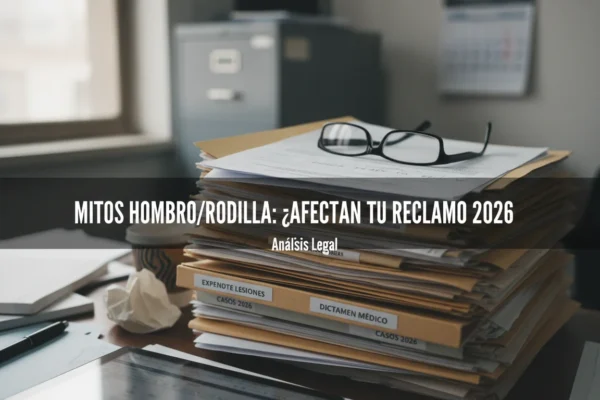 Mitos Hombro/Rodilla: ¿Afectan tu reclamo 2026?
