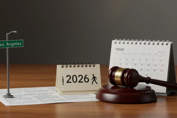 Peatón en Los Ángeles: ¿Justicia en 2026?