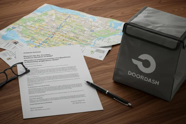 Phoenix DoorDash Accident: ¿Quién paga en 2026?