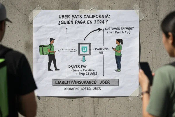 Uber Eats California: ¿Quién paga en 2024?