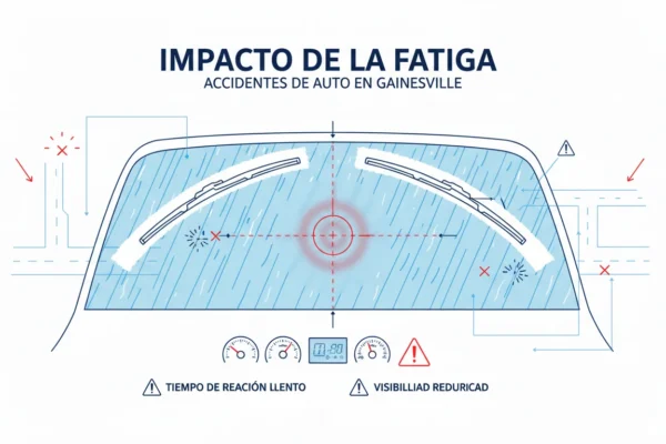 Accidentes de Auto en Gainesville: Impacto de la Fatiga en