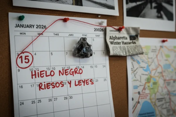 Alpharetta: Hielo Negro, Riesgos y Leyes 2026