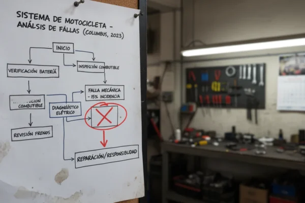 Columbus: 15% de fallas mecánicas en motos, 2023