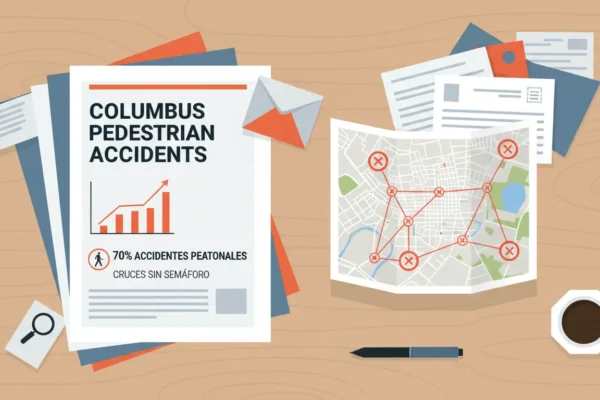 Columbus: 70% Accidentes Peatonales en Cruces Sin Semáforo