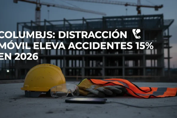 Columbus: Distracción móvil eleva accidentes 15% en 2026