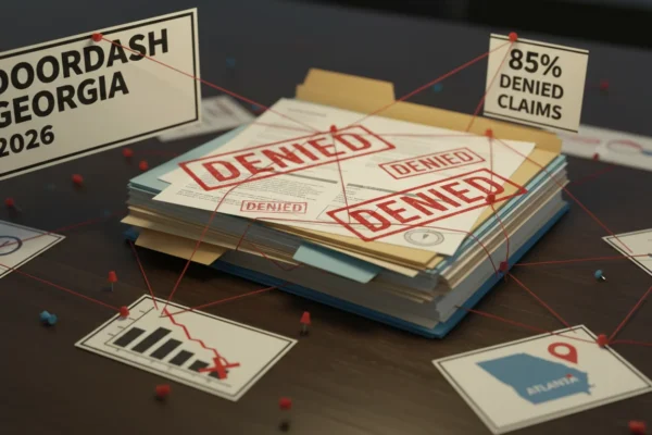 DoorDash Georgia: 85% Denied Claims in 2026