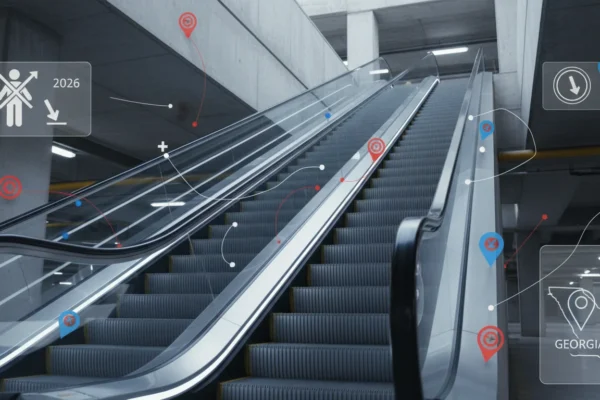 Georgia: Caídas en escaleras mecánicas 2026