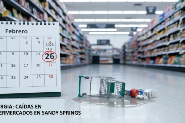 Georgia: Caídas en Supermercados en Sandy Springs 2026