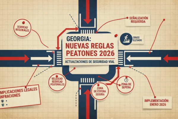 Georgia: Nuevas reglas para peatones en 2026