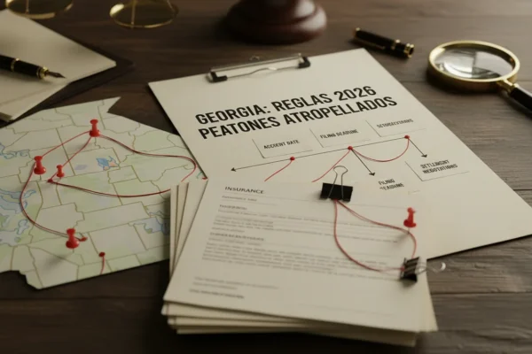 Georgia: Reglas 2026 para peatones atropellados