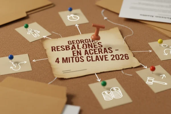 Georgia: Resbalones en aceras, 4 mitos clave 2026