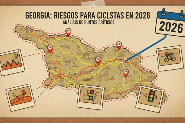 Georgia: Riesgos para ciclistas en 2026