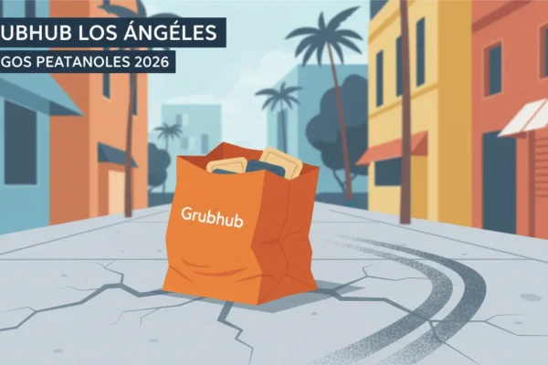 Grubhub Los Ángeles: Riesgos Peatonales 2026