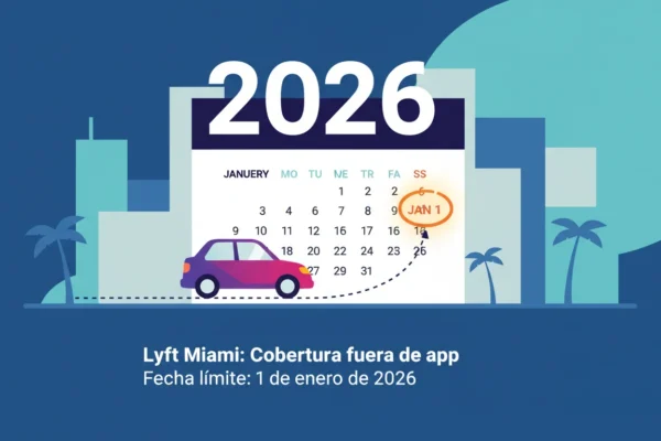 Lyft Miami: Cobertura fuera de app en 2026