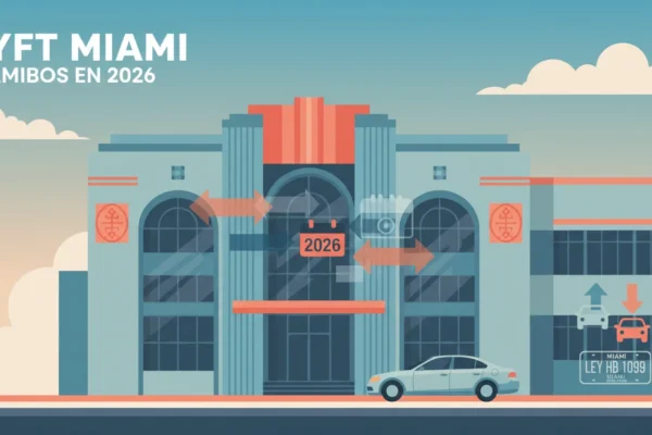 Lyft Miami: Ley HB 1099 cambia reglas en 2026