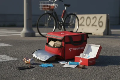 Los Ángeles 2026: Peligro para peatones UberEats