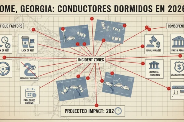 Rome, Georgia: Conductores dormidos en 2026