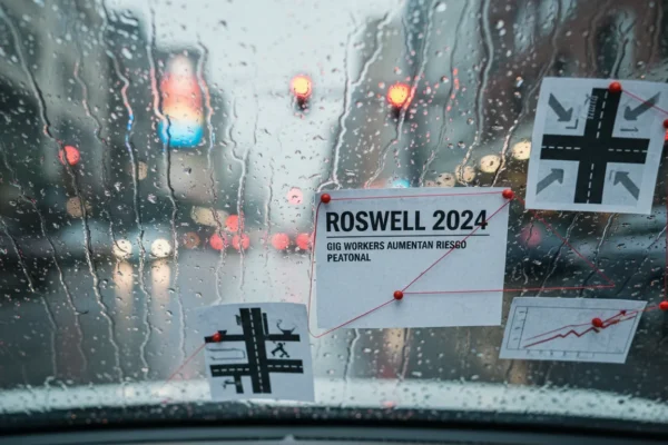 Roswell 2024: Gig Workers Aumentan Riesgo Peatonal