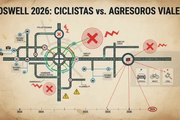 Roswell: Ciclistas vs. Agresores Viales 2026