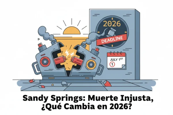 Sandy Springs: Muerte Injusta, ¿Qué Cambia en 2026?