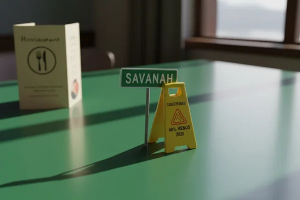 Savannah: 40% de Caídas en Baños de Restaurantes en 2026