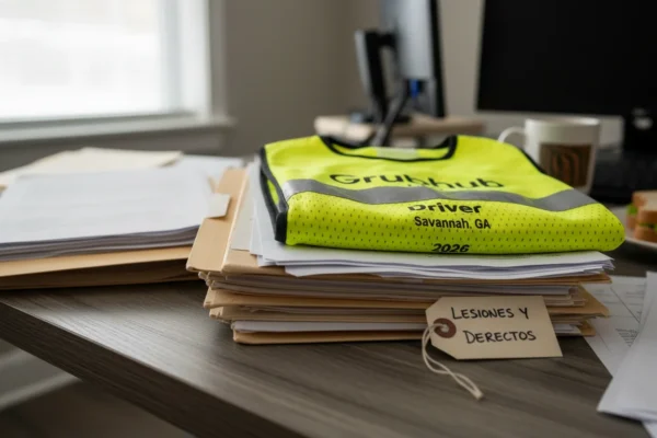 Savannah Grubhub: Lesiones y derechos 2026