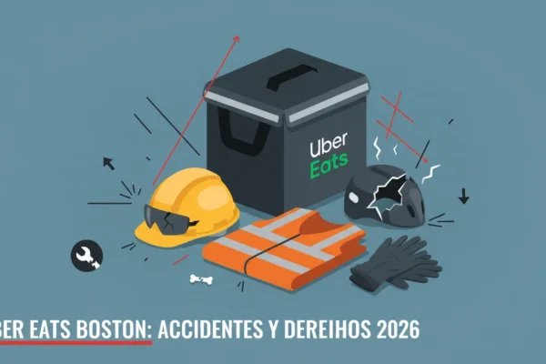 Uber Eats Boston: Accidentes y Derechos 2026