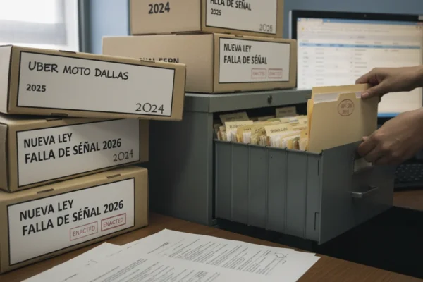 Uber Moto Dallas: Nueva Ley de Falla de Señal 2026
