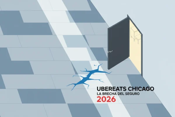 UberEats Chicago: La Brecha del Seguro en 2026
