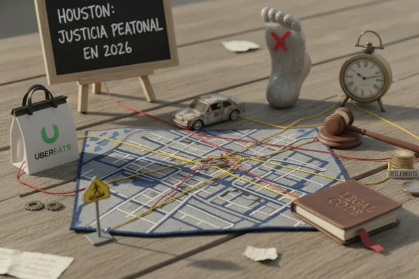 UberEats Houston: Justicia Peatonal en 2026