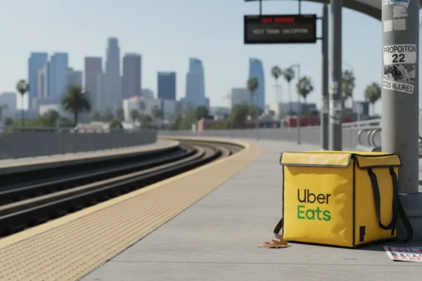 UberEats Los Ángeles: Lesiones 2026 y Prop. 22