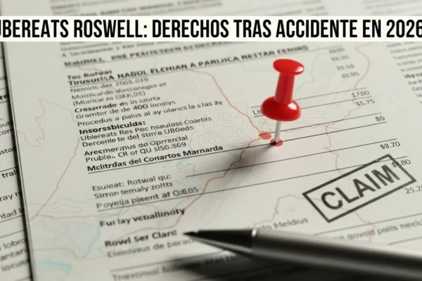 UberEats Roswell: Derechos tras Accidente en 2026