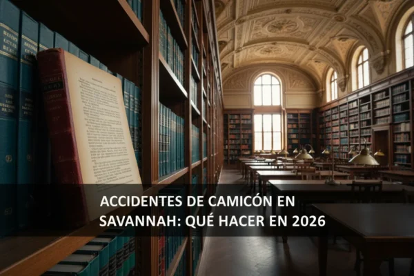 Accidentes de Camión en Savannah: Qué Hacer en 2026