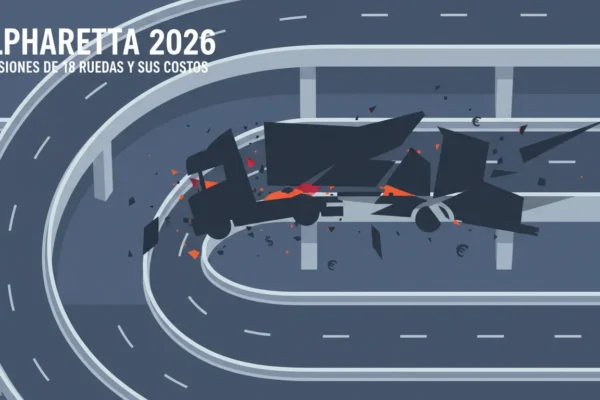 Alpharetta 2026: Colisiones de 18 ruedas y sus costos