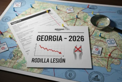 Amazon Flex: Rodilla Lesión y 1099 en Georgia 2026