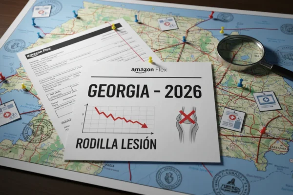 Amazon Flex: Rodilla Lesión y 1099 en Georgia 2026